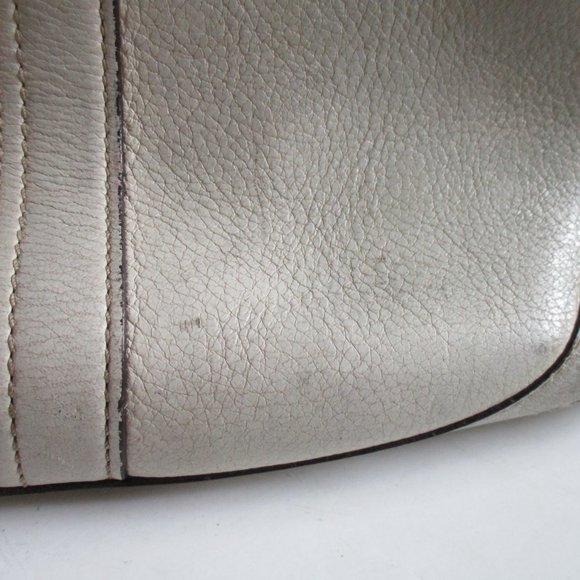 *COACH Beige and Brown Leather Hampton Hobo Shoulder Bag - Picture 7 of 12